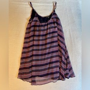 Express pattern slip dress